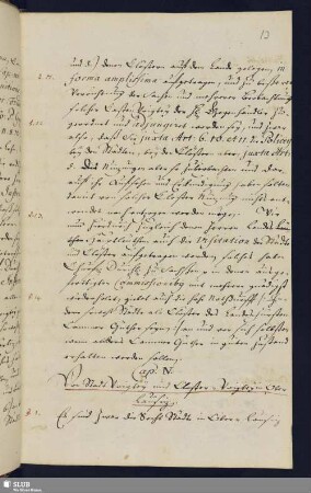 Cap. IV. Von Stadt Voigtey und Closter "Voigtey" in Ober Lausiz