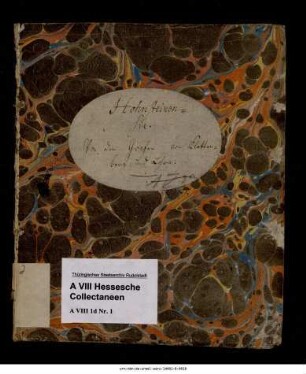 Hohensteinensia, von den Grafen Klettenberg und Lohra, Abschrift eines Manuskripts aus dem Archiv zu Weimar