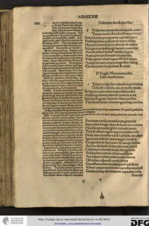 Publii Virgilii Maronis Aeneidos liber duodecimus.