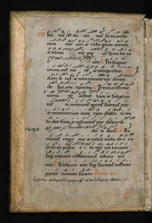 Graduale (Fragment, 12. Jh., siehe auch hinterer Spiegel)