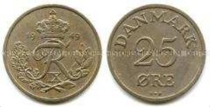 Dänemark, 25 Öre