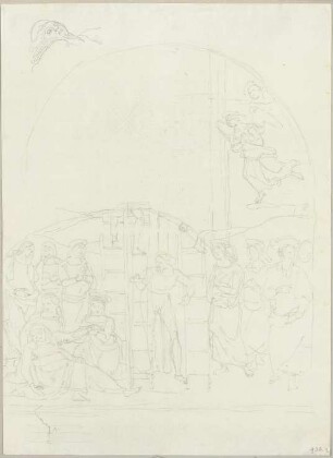 Fragment aus der Kreuzabnahme bei den Serviten bei Citta della Pieve