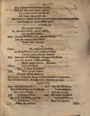 Prologus. Diluvium ostendit hominibus, quàm severè Deus puniat pecata carnis : Gen. c. 6