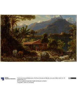 Die Sierra Nevada bei Mérida, vorn eine Hütte