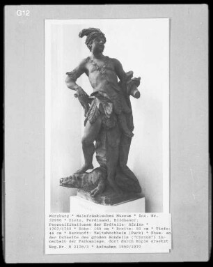 Personifikation der Erdteile: Afrika