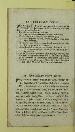 Vom Gebrauch fremder Wörter