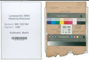Entnazifizierung Martin Kuhlmann , geb. 05.04.1907 (Studienrat)