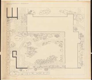 Garten Atelier Conle, Duisburg: Pflanzplan 1:50