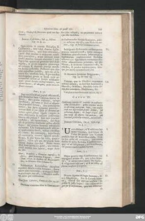 Caput IV. Conditiones tenedae & cavendae in constitutionibus Ecclesiasicis: quibus teneamur obedire in usu rerum mediarum. Item, rem necessariam non abiiciendam propter abusum, sed tollendum abusum: nec semper propter abusum necesse esse abiicere rem mediam, quae interdum prudentius retineatur, aut toleratur.