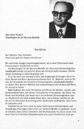 Begrüßung