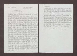 Schreiben von Ernst Troeltsch an Prinz Max von Baden; Einschätzungen zum Verhältnis zwischen Georg Michaelis und Ludendorff; Politische Ziele von Michaelis (Typoskript)
