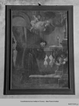 San Pasquale Baylon in Anbetung der Hostie