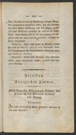 Petrikau. Königliches Zimmer