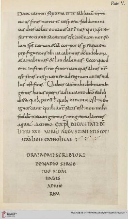 Tafel V: Vat. Pal. lat. 200 fol. 138v
