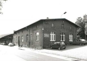 Olbernhau. Bahnhof (1875). Güterabfertigung