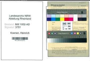 Entnazifizierung Heinrich Koenen, geb. 10.01.1903 (Kuechenleiter)