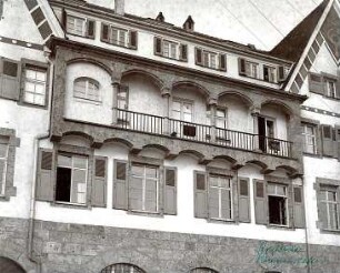 Fischer, Theodor; Friedrichshafen; Postgebäude - Fassadendetail