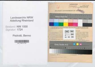 Entnazifizierung Benno Pedrotti, geb. 18.02.1911 (Arzt)