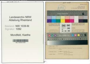 Entnazifizierung Kaethe Mondfeld , geb. 29.09.1906 (Geschaeftsinhaberin)
