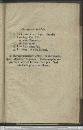 Corrigenda quaedam