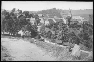 Lauenstein. Blick auf Lauenstein