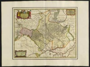 Karte der Ukraine, ca. 1:1.900.000, Kupferstich, ca. 1690 : Typus Generalis Ukrainae sive Palatinatuum Podoliae, Kioviensis et Braczlaviensis terras nova delineatione exhibens. - [Ca. 1:1 900 000]. - [Amsterdam] : Gerardus Valk et Petrus Schenk, [ca. 1690]. - 1 Kt. : Kupferst., 53 x 41 cm. - Maßstab in graph. Form (Milliaria Ocrenica, M. Polonica, M. Germanica). - Titelkartusche oben links. - Aus dem Atlas Polonie SLUB/Rara Hist Polon.23-3 (Kt.15)