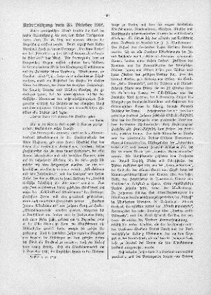 Arbeitssitzung vom 28. Oktober 1916