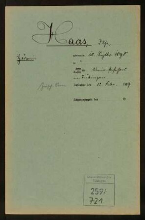 Ilse Haas (1898-)