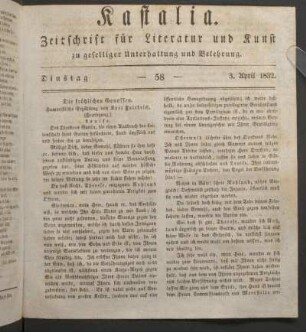 Ausgabe vom 30. März 1832.