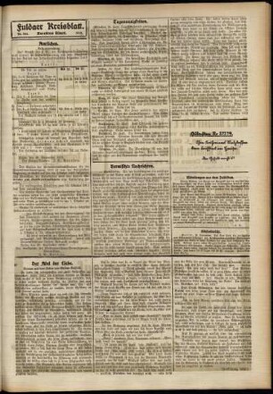 Zweite Ausgabe vom Montag, den 30. September 1912.
