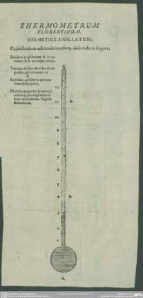 Thermometrum Florentinum