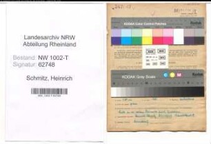 Entnazifizierung Heinrich Schmitz , geb. 21.06.1909 (Installateur)