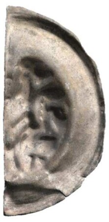 Fundmünze, Brakteat, um 1240 - 1260