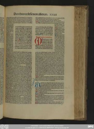 De reb[us] eccle[sie] no[n] aliena[n]dis.