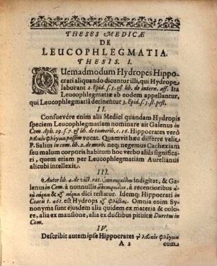 Disputatio Medica De Levcophlegmatia