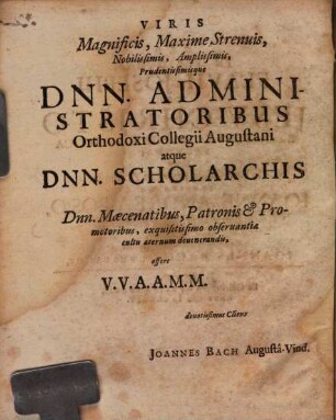 In Periocham Flavii Josephi De Jesu Christo Exercitatio Historico-Critica proparaskeuastikē : in qua inter alia prolixe disseritur de chronologia scriptorum Eusebii, corruptelis chronici Eusebiani, variisque rebus ad historiam Constantini M. spectantibus