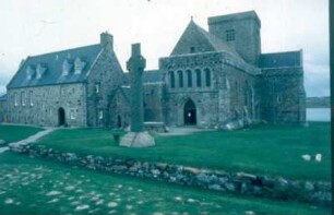 Iona. Iona Abbey. Klosterkomplex
