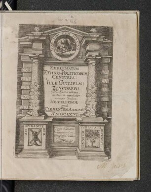 Emblematum Ethico-Politicorum Centuria