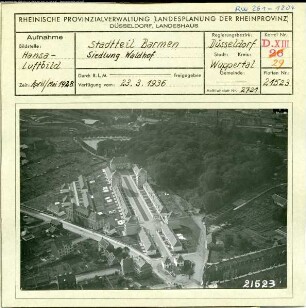 Wuppertal-Barmen, Waldhof, Siedlung