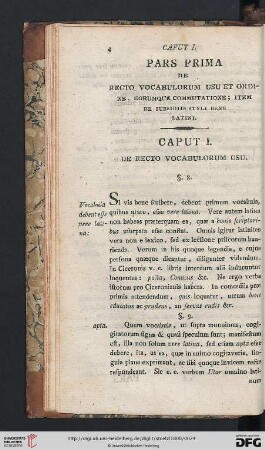 Pars prima: De recto vocabulorum usu et ordine, eorumque commutatione; item de subsidiis styli bene latini