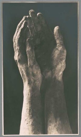 Frauenhände, 1927, Bronze