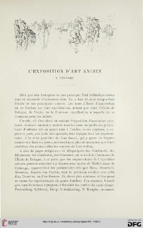 3. Pér. 13.1895: L' exposition d'art ancien à Utrecht