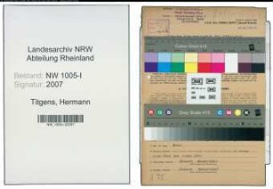 Entnazifizierung Hermann Titgens , geb. 31.07.1898 (Regierungsinspektor)