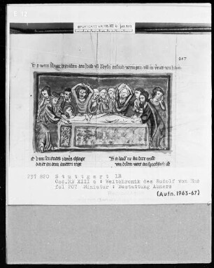 Weltchronik - Bruder Philipp — ---, Folio 1recto-256recto---, Folio 1recto-256rectoBestattung Abners, Folio 207recto