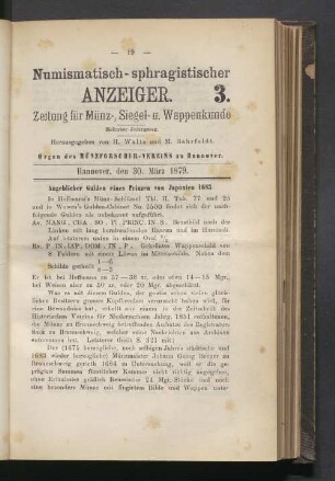3. 30. März 1879