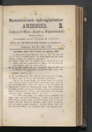 3. 30. März 1879