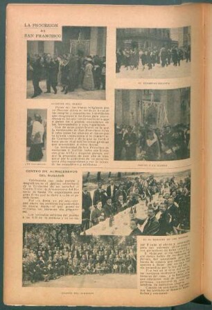 La procesión de San Francisco