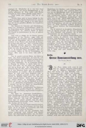 4: Berlin: Grosse Kunstausstellung 1899, [4]