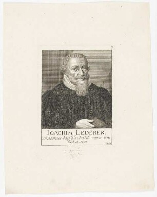 Bildnis des Ioachim Lederer