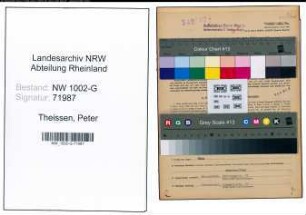 Entnazifizierung Peter Theissen, geb. 28.07.1906 (Kaufmann)